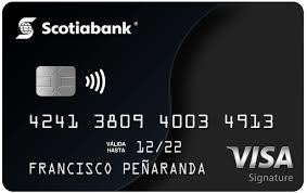 Tarjeta Signature Scotiabank
